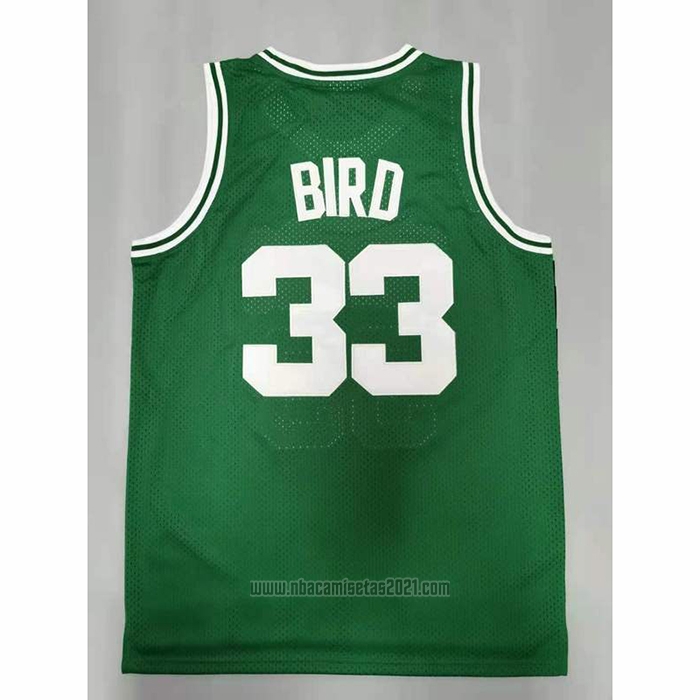 Camiseta Boston Celtics Larry Bird #33 Mitchell & Ness 1985-86 Verde